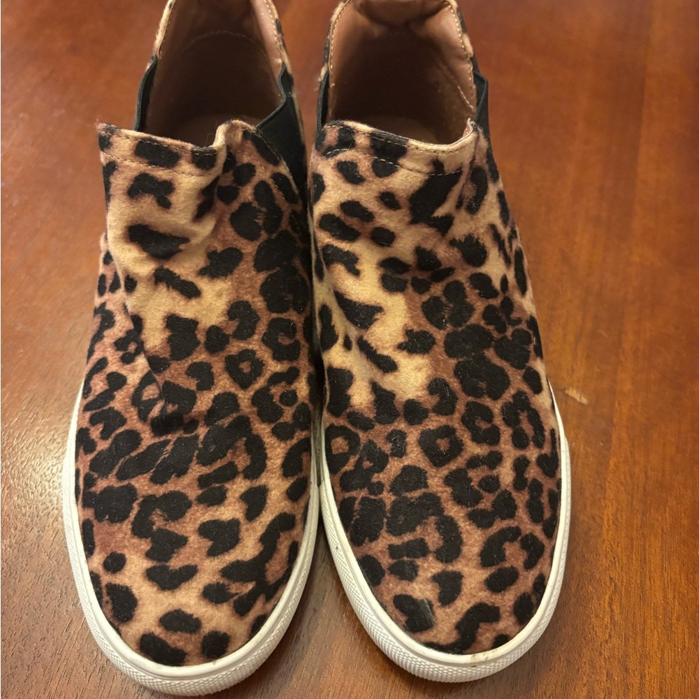 Report Leopard Print Slip-On Shoes